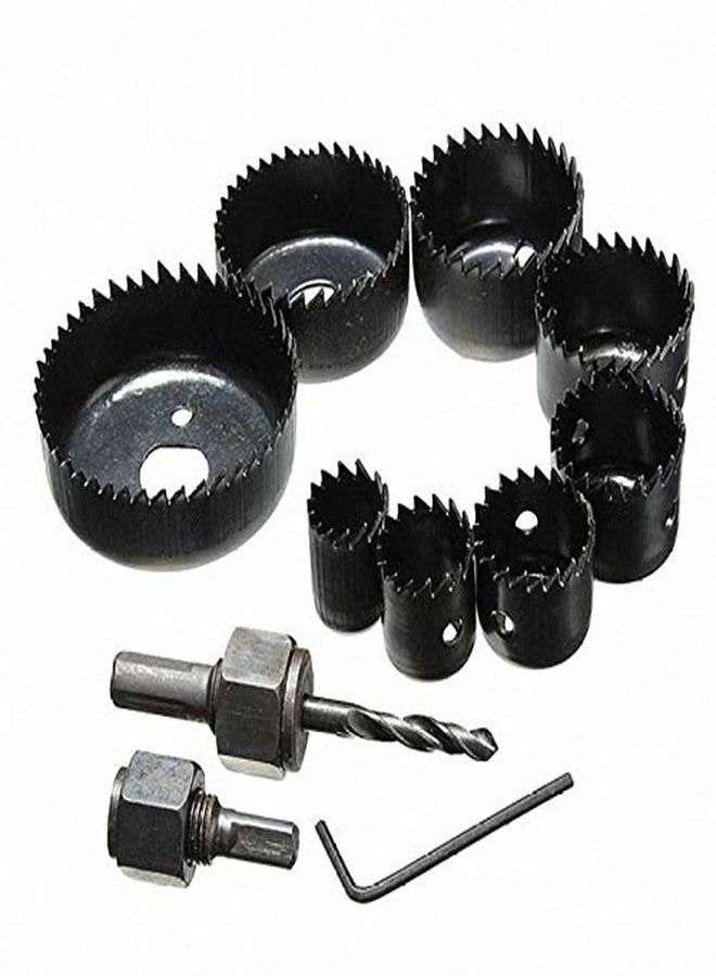 Inditrust carbon Steel Professional 11-Piece 19-64mm Metal Alloys Wood Hole Saw Cutting Set (Multicolour) Carbon Steel Professional - Image 1